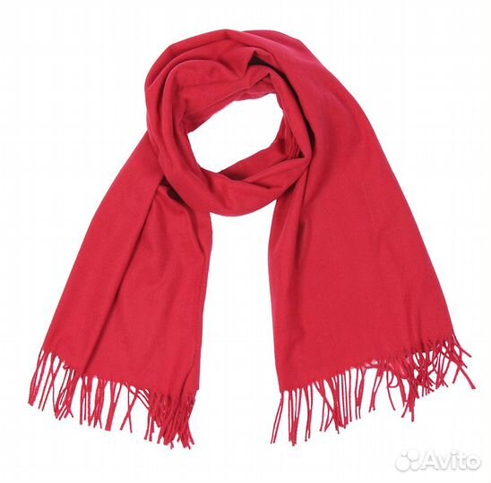 Шарф красный, 70*180 см
