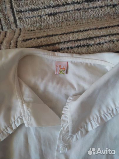 Блузка белая для девочек