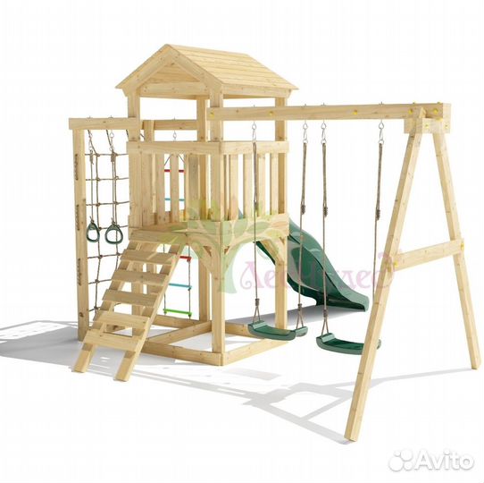 Качели подвесные красные