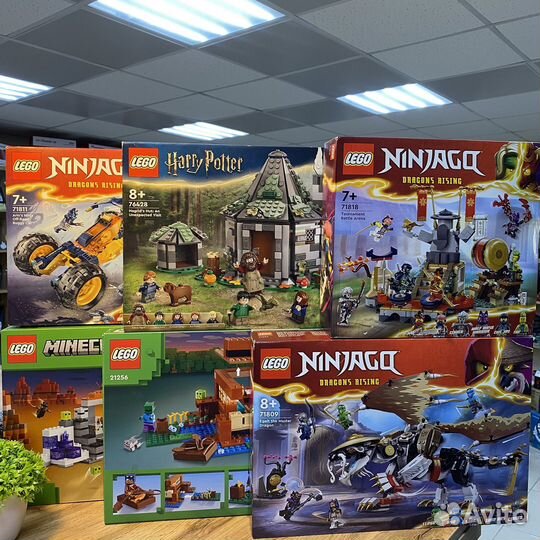 Наборы Lego minecraft и ninjago