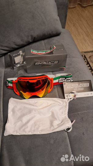 Горнолыжная маска очки Salice новые