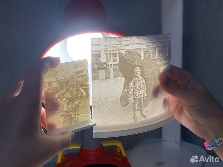 Лампа настольная Литофания