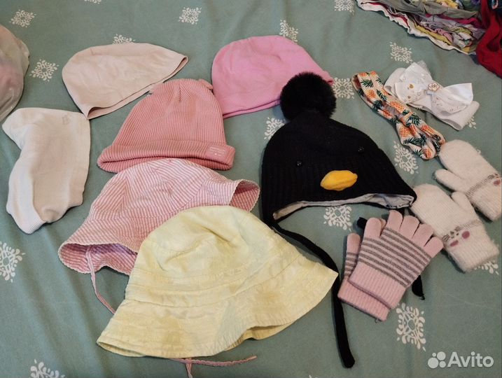 3 пакета вещей на девочку 80-86-92