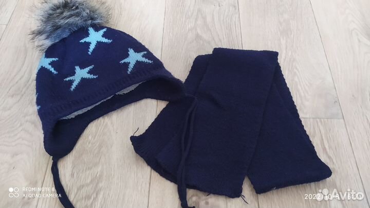 Комплект шапка и шарф