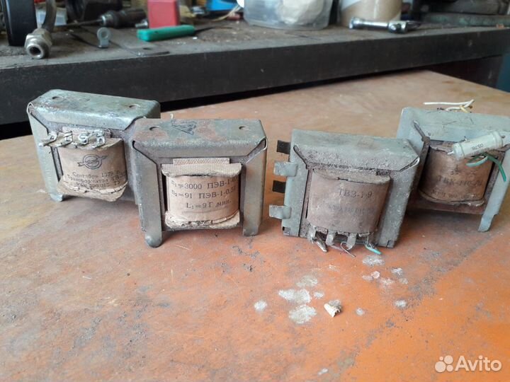 Радиолампы бытовой радиоаппаратуры, тр-ры твз