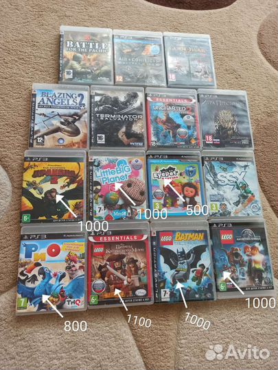 Игры на Sony playstation 3 PS3