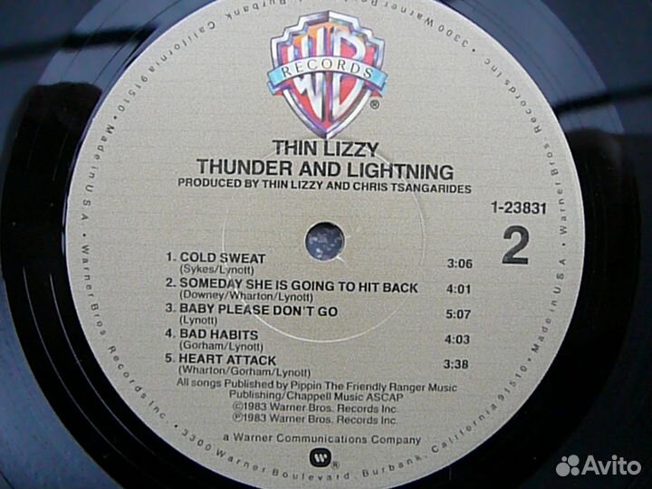 Виниловые грампластинки Thin Lizzy 2 альбома