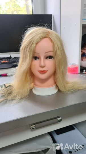 Манекен голова с креплением hairshop