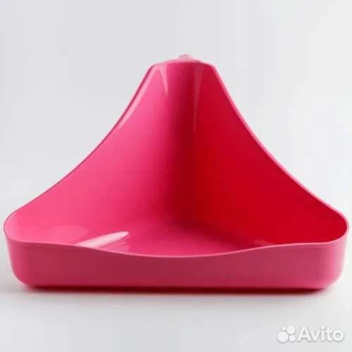 Туалет угловой лоток для грызунов с креплением