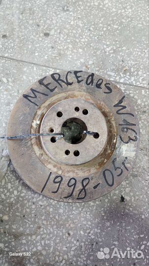 Передние тормозные диски W163