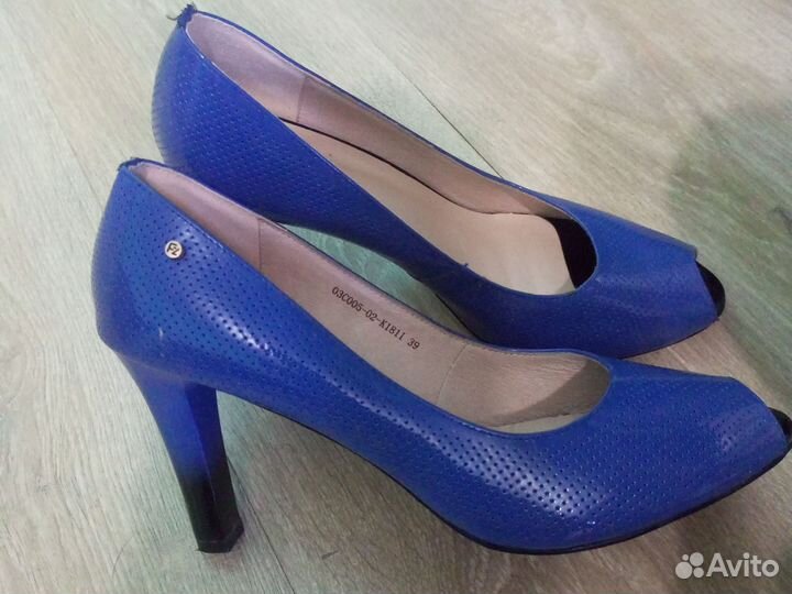 Туфли женские 39 размер синие
