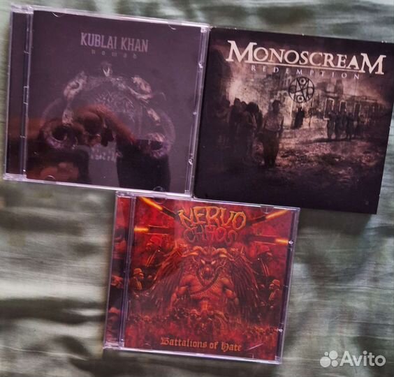 Cd диски Металл. Лицензия. С автографами