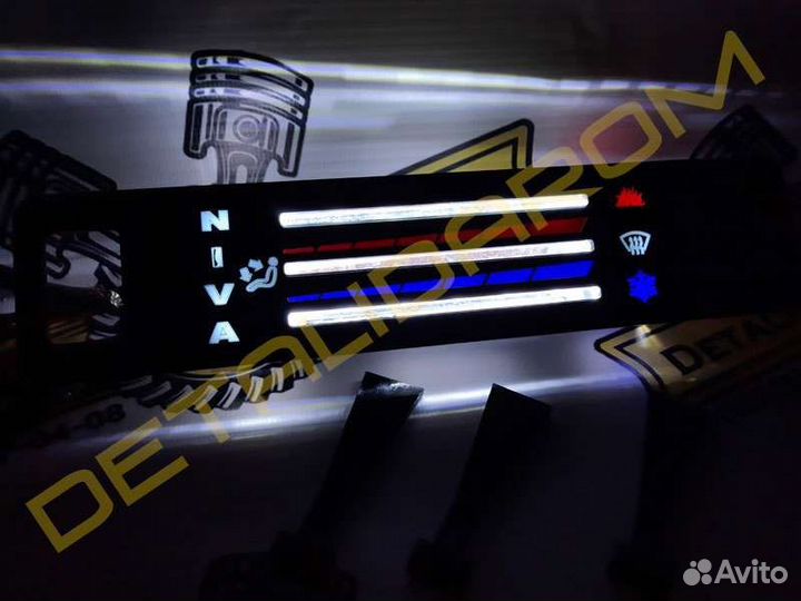 Блок отопителя LED подсветка ваз 21214