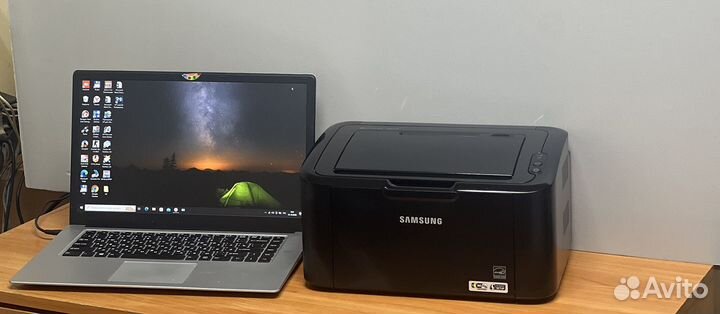 Принтер лазерный с wifi Samsung ML-1860W