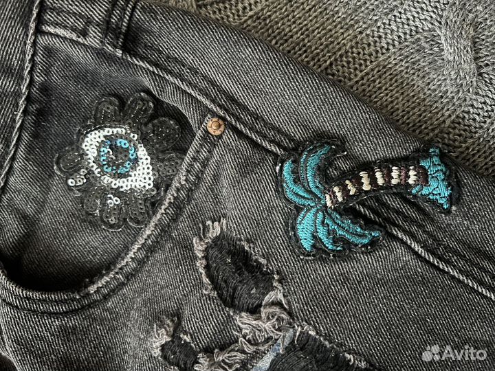 Шорты рваные beefree S