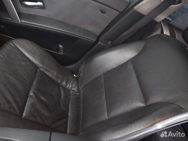 Bmw e60 кожаный салон сиденья