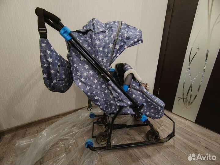 Санки коляска nika kids