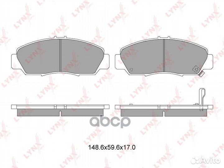 Колодки тормозные дисковые перед BD-3411