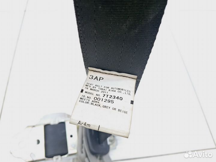 Ремень безопасности Toyota Highlander II (XU40) 2