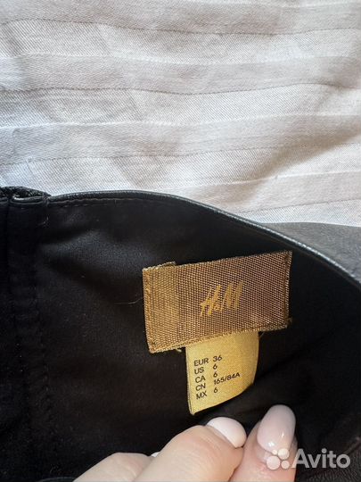 Платье экокожа