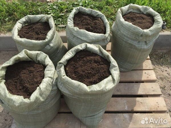 Навоз перегной земля торф в мешках