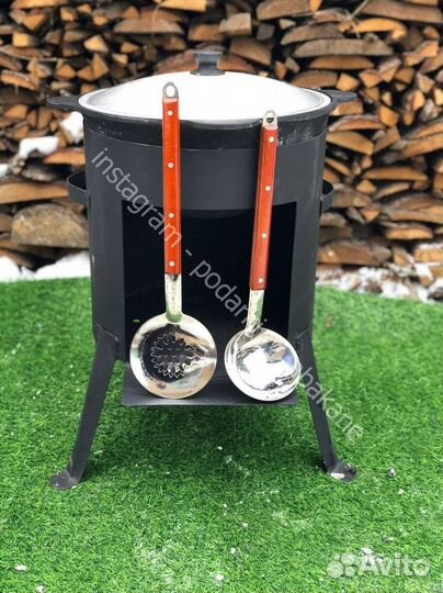 Казан 8 литров и печь для казана