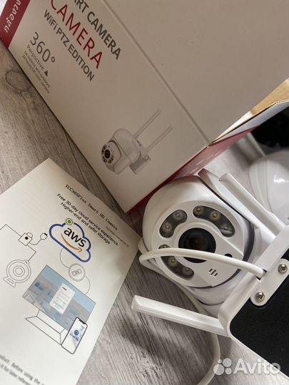 Камера видеонаблюдения уличная wifi 8 мп