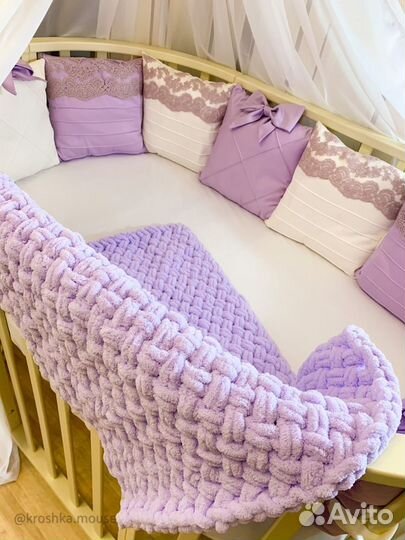 Плед детский плюшевый