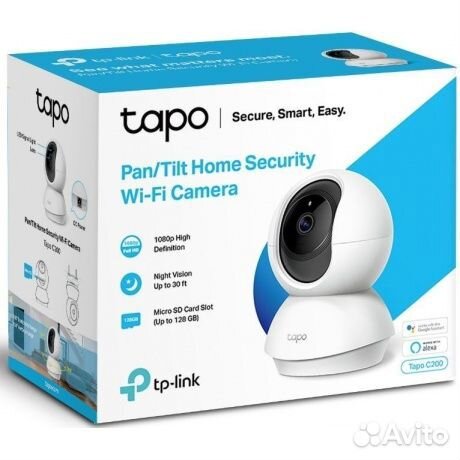 Камера видеонаблюдения TP-Link tapo C200 4мм белый