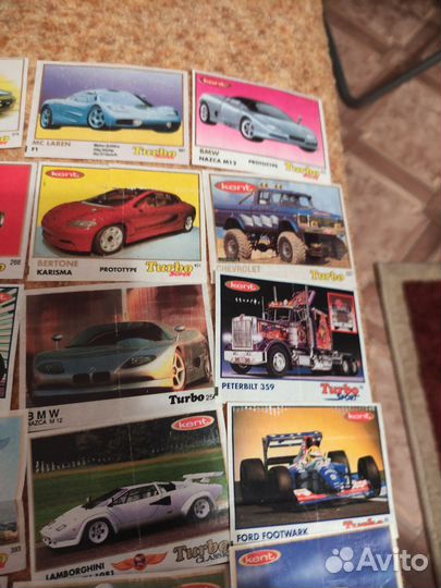 Вкладыши от жвачек 90 х