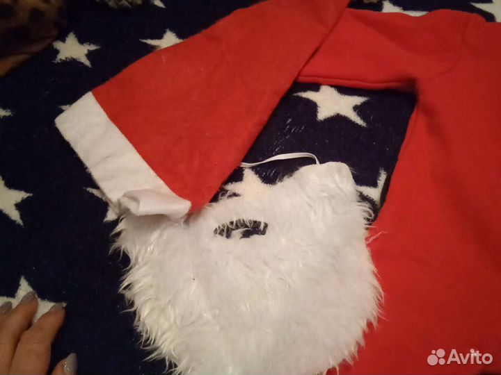 Костюм деда мороза бу детский
