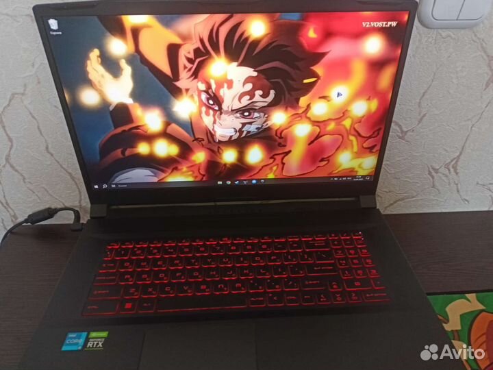 Игровой ноутбук msi c rtx3050 Intel i5 11400h 8 gb