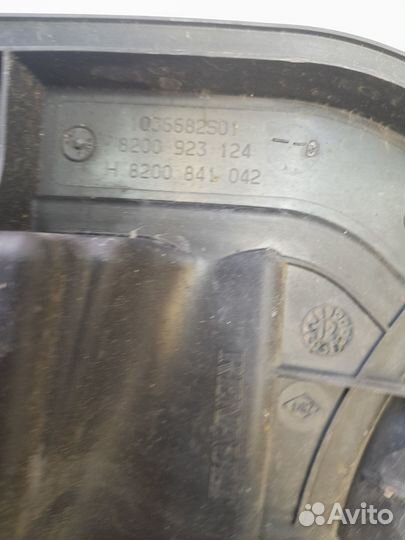 Резонатор воздушного фильтра Renault Megane