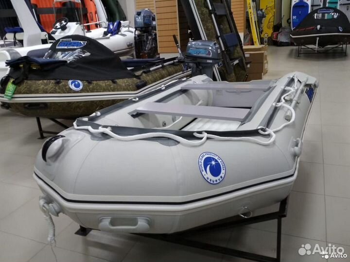 Лодка пвх Stormline Adventure Standard 380 серая