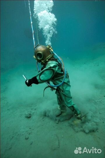 Водолаз, водолазные работы, поиск потеряшек