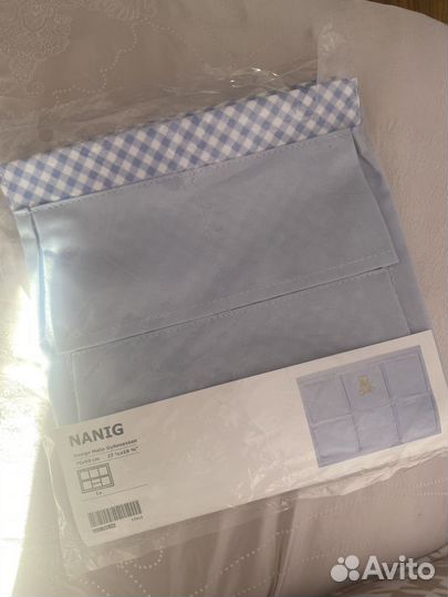 Подвесные карманы на детскую кроватку