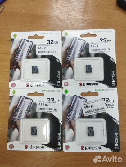 Карта памяти MicroSD 32GB Kingston