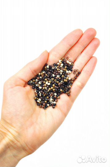 Нано-капсулы 3мм для наращивания волос, 100шт