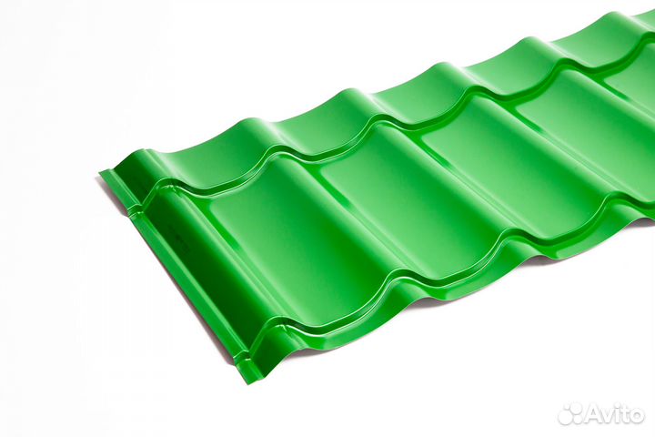 Металлочерепица с полимерной окраской 18 расцветок