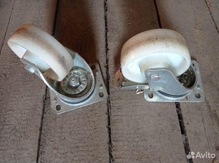 Колеса большегрузные поворотные с тормозом