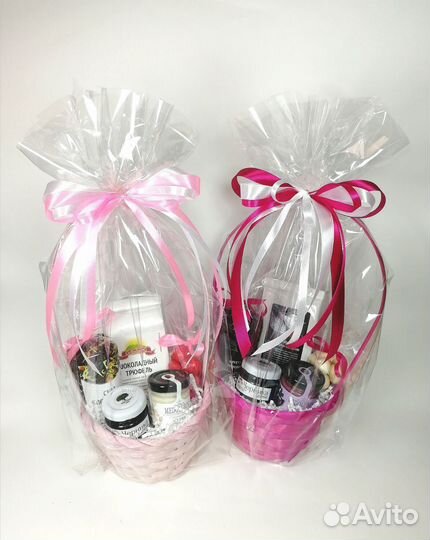 В наличии Подарок учителю Корзина с чаем и мёдом