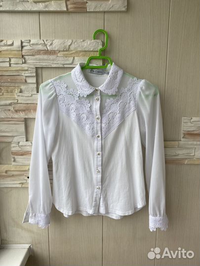 Блузка школьная для девочки 152