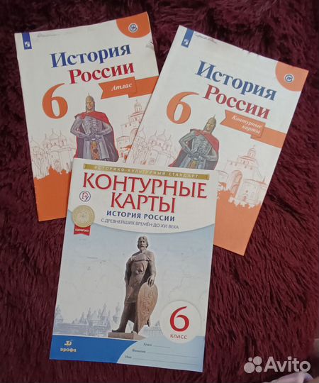 Рабочие тетради, контурные карты, атласы