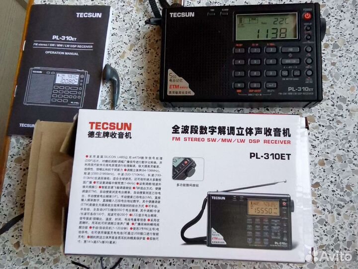 Радиоприемник tecsun 310ет новый