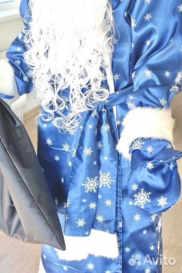 Костюм Деда Мороза из атласа