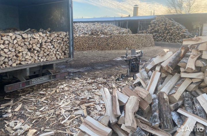 Дрова березовые колотые