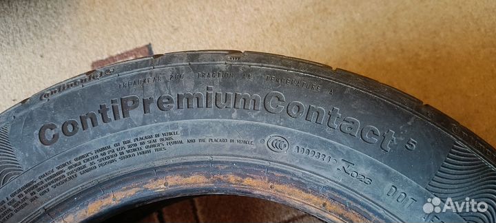 Continental ContiPremiumContact 5 185/60 R14 82H