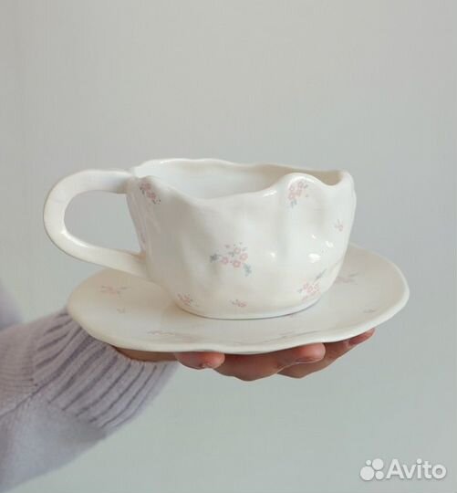 Чашка с блюдцем