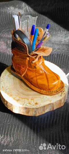 Декоративные ботиночки карандашницы