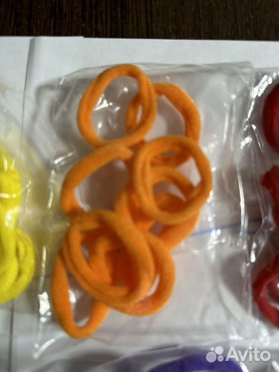 Новые Резинки для волос цветные